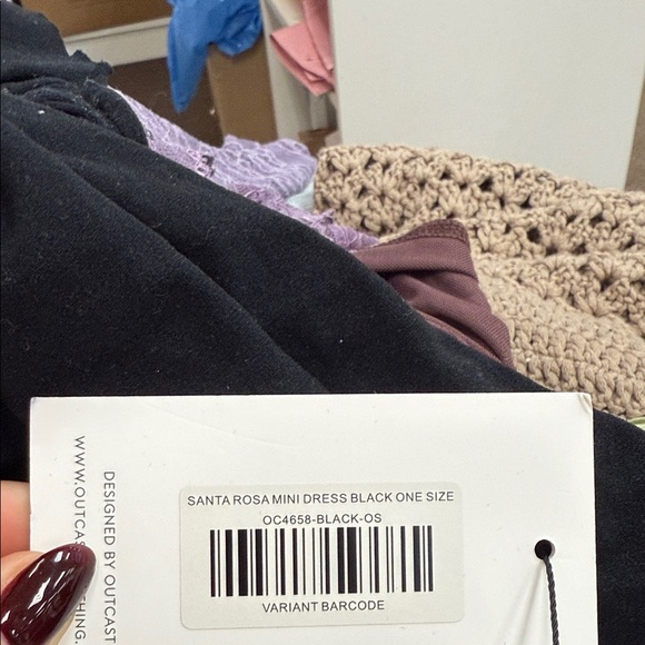 OUTCAST Elegant Black Cutout Mini Dress NWT - Picture 4 of 5